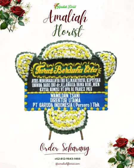 Papan Bunga Duka Tanah Merah